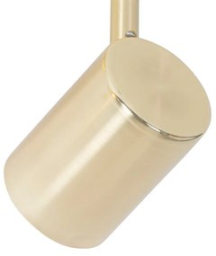 Candeeiro de teto moderno latão 2 luzes ajustáveis - Jeana