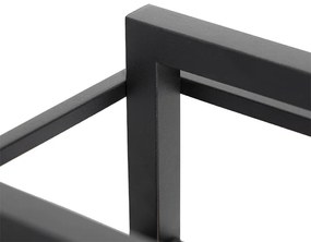 Candeeiro de mesa industrial preto - Cage Rack