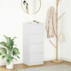 vidaXL Aparador 37,5x35x99 cm derivados de madeira branco