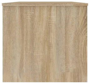 vidaXLMesa de centro102x50,5x46,5cm madeira processada carvalho sonoma