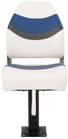 2 pcs conjunto assento de barco dobrável com encosto alto