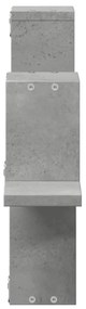 Estante de parede 104,5x10x43cm derivados madeira cinza cimento
