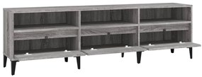 Móvel de TV 150x30x44,5 cm derivados de madeira cinzento sonoma