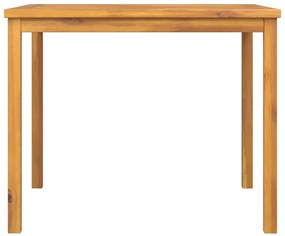 Mesa de jantar para jardim 90x90x74 cm madeira de acácia maciça