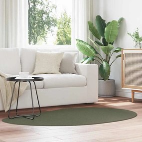 vidaXL Tapetes de área HUARTE Verde Floresta 120 x 170 cm Poliéster