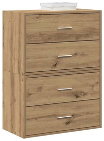 Armários c/ 2 gavetas 2 pcs 60x31x40cm derivados madeira