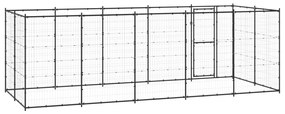 Canil de exterior 12,1 m² aço