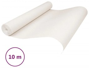 Papel parede 3D 10x0,53 m tecido não-tecido castanho sólido