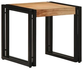 vidaXL Mesa de centro 40 x 40 x 38 cm Madeira Sólida de Acácia