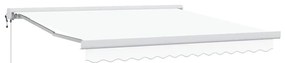 Toldo Retrátil Automático Branco 350x250 cm