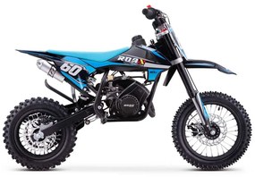 MINI MOTO PARA CRIANÇAS MINICROSS gasolina 60cc Roan RXT 12"/10" AZUL