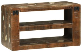 Armário de TV 60x32x36 cm Madeira Recuperada Maciça