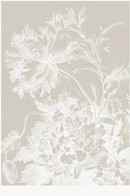 Papel de parede Engraved Flowers