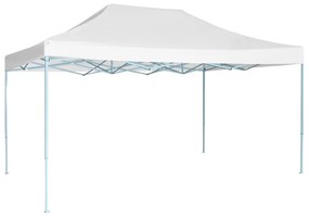 vidaXL Tenda para festas dobrável 3x4,5 m branco