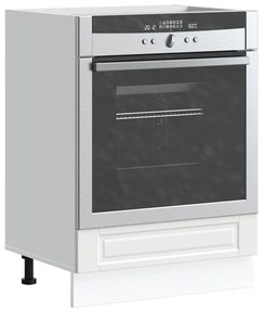 vidaXL Armário forno Porto derivados de madeira branco