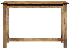 Mesa de jantar 110x55x75 cm madeira de mangueira maciça