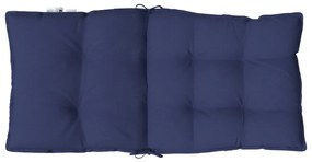 Almofadões cadeira encosto baixo 6 pcs oxford azul-marinho