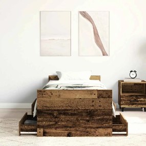 Estrutura de cama sem colchão 90x200cm derivados de madeira