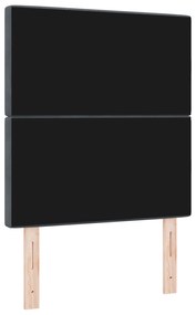Cabeceira vidaXL Com Botão de Cristal Tuftado Cinza Escuro 80 cm Velud