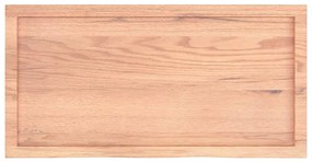 Prateleira de parede 100x50x(2-4) cm carvalho tratado castanho
