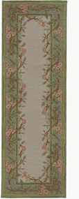 Passadeira de lã tufada à mão com relevo Verona Floral
