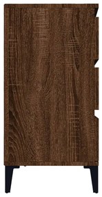 Aparador 60x35x70 cm derivados de madeira carvalho castanho