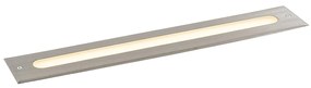 Foco de chão moderno em aço 50 cm com LED IP65 - Eline Moderno