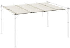 Cobertura para Pérgola 3,5x2,5 m Teto de Substituição Retrátil para Pé