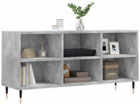 Móvel de TV 103,5x30x50 cm derivados madeira cinzento cimento