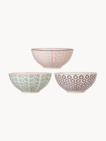 Taças com pequeno padrão Maya, conjunto de 3