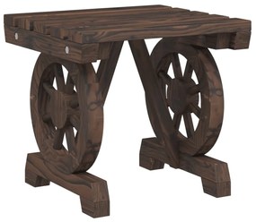 3 pcs conjunto lounge de jardim madeira de abeto maciça