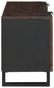 Armário de TV , 105 x 33,5 x 46 cm, feito de madeira de manga sólida.