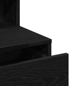 Mesa de vestir Carvalho preto Aglomerado