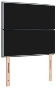 Cabeceira Design Linhas Cinza Claro 90 cm Tecido