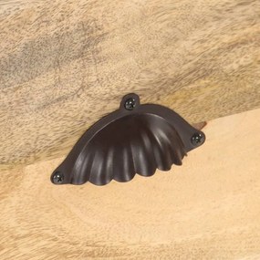 Móvel de TV 120x35x45 cm madeira de mangueira maciça
