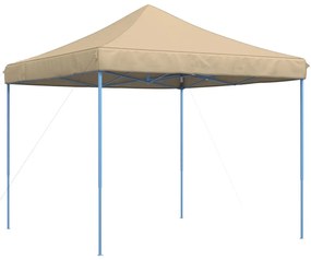 Tenda para festas pop-up dobrável 292x292x315 cm bege