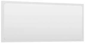 Conj. de móveis de casa de banho contraplacado branco brilhante