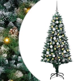 vidaXL Árvore de Natal Artificial Verde 180 cm PVC