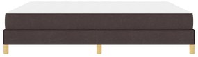 Cama Box Castanho 180 x 200 cm Tecido, Madeira de Engenharia