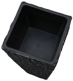 Vasos/floreiras 3 pcs jacinto de água preto