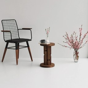 Mesa de Apoio Stoa – Castanho – 27x42x27 cm