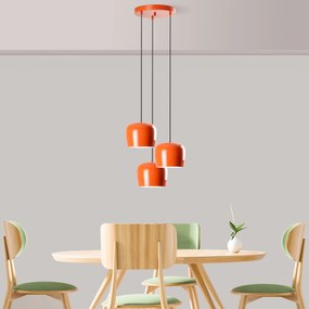 Candeeiro de Teto Yozgat – Laranja – Diâmetro 45 cm