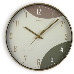 Relógio de Parede Versa Claro Plástico (4,3 X 30,5 X 30,5 cm)