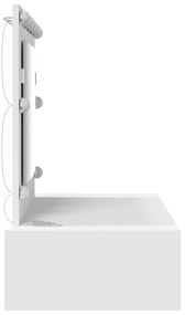 Mesa de Maquilhagem Suspensa com Luzes LED Brancas