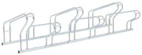 Suporte independente para 6 bicicletas aço galvanizado