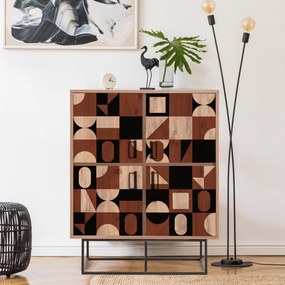 Armário Multiusos Quantum – Pinho Atlântico – 93x115x36 cm