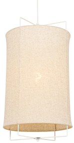 Candeeiro de suspensão design bege - Rich