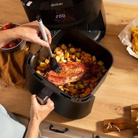 Fritadeira sem óleo Cecotec capacidade de 7,6 L Cecofry Absolute 7600 airfryer dietética digital e compacta sem óleo, com tecnologia PerfectCook
