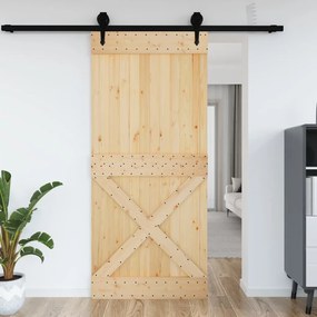 vidaXL Porta NARVIK 100x210 cm madeira de pinho maciça