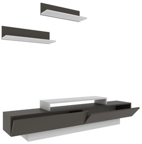 Móvel TV Lusi – Branco/Castanho – 180 cm x 31 cm x 40 cm